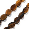 Natural Tiger Eye Beads Strands G-P559-B25-01-1