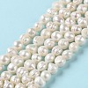 Natural Cultured Freshwater Pearl Beads Strands PEAR-E018-08-2