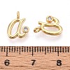 Brass Micro Pave Cubic Zirconia Charms KK-N263-97G-A-3