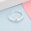 925 Sterling Silver Adjustable Finger Rings for Women STER-N016-141S-3