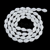 Electroplate Imitation Jade Glass Beads Strands GLAA-N005-J6mm-D03-2