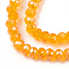 Electroplate Glass Beads Strands EGLA-A034-T1mm-A24-3