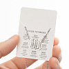 201 Stainless Steel Hollow Angel Number Pendant Necklaces for Women FS-WG21275-20-1
