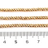 Electroplated Synthetic Non-magnetic Hematite Beads Strands G-H027-E01-02-5