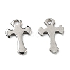 201 Stainless Steel Tiny Cross Charms STAS-F139-025P-2