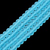 Transparent Glass Beads Strands X1-EGLA-A034-T6mm-MD08-2