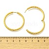 304 Stainless Steel Hoop Earrings for Women EJEW-M068-13D-G-5