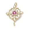 Brass Rhinestone Pendants RB-CBAA948-01G-1