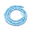 Assembled Synthetic Hemimorphite and Larimar Beads Strands G-D0006-C01-4mm-2