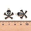 Halloween Theme Alloy Enamel Pendants PALLOY-N176-39B-RS-3