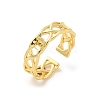 Brass Cup Peg Open Cuff Ring Settings LS-KK-G518-08G-02-1