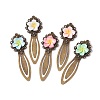 Tibetan Style Alloy Bookmark Clips AJEW-JK00290-1