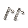 PVD Vacuum Plating 304 Stainless Steel Stud Earring EJEW-C099-08GP-2