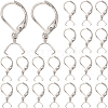 40Pcs 304 Stainless Steel Leverback Earring Findings STAS-SC0009-31P-1