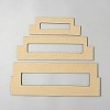 3Pcs Rectangle MDF Wood Ribbon Ruler DIY-WH0430-891D-1