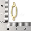 Rack Plating Brass Connector Charms KK-P245-07G-O-3