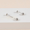 304 Stainless Steel Flat Round Cartilage Earrings WG9004D-07-2