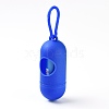 Plastic Pill Shape Pet Poop Waste Bags Holder AJEW-Z002-A10-1