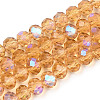 Electroplate Glass Beads Strands LS-EGLA-A034-T8mm-L23-1