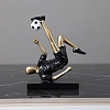 Resin Football Boy Figurines Display Decorations PW-WG47719-01-1