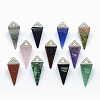 Natural & Synthetic Mixed Stone Pendants KK-E757-D-P-1