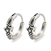 316 Surgical Stainless Steel Hoop Earrings EJEW-D096-13H-AS-1