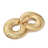 Alloy Ring Hoop Earrings for Women EJEW-U028-07G-01-2