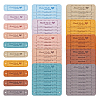  80Pcs 10 Colors PU Leather Label Tags DIY-NB0005-60-1