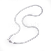 304 Stainless Steel Snake Chains Necklaces X-NJEW-O058-29P-2