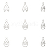 10Pcs 304 Stainless Steel Charms STAS-UN0061-10-1