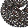 Natural Brecciated Jasper Beads Strands G-K389-B38-01-3