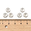 Brass Rhinestone Spacer Beads RSB038-B01-4