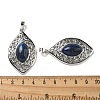 Natural Dyed Lapis Lazuli Pendants G-Q158-02I-3