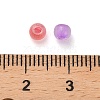 Cat Eye Style Glass Round Seed Beads GLAA-G110-01B-3