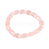 Natural Selenite Beaded Stretch Bracelets BJEW-L694-001-2