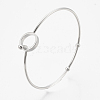 304 Stainless Steel Bangles STAS-N084-04-1