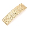 Texture Rectangel Alloy Hair Barrettes AJEW-M043-02G-4