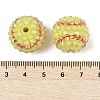 Sport Theme Opaque Acrylic Resin Beads MACR-U010-01E-2