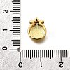 Brass Micro Pave Clear Cubic Zirconia Beads KK-B136-10G-01-3