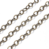 Brass Flat Oval Cable Chains CHC029Y-AB-2