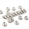 Brass Rhinestone Spacer Beads X-RB-A014-Z6mm-01S-NF-1