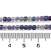 Natural Colorful Fluorite Beads Strands G-P553-E01-02-5