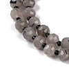 Natural Rutilated Quartz Beads Strands G-H057-A16-01-4