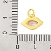 Rack Plating Brass Micro Pave Cubic Zirconia Charms KK-F881-04G-07-3