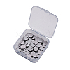 100pcs 304 Stainless Steel Stamping Blank Tag Pendants for Bracelet Earring Pendant Charms STAS-TA0001-01-3