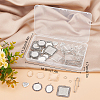 SUNNYCLUE DIY Brooch Making Kits DIY-SC0019-48-7