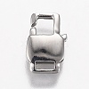 Tarnish Resistant Polished 316 Surgical Stainless Steel Lobster Claw Clasps STAS-Z013-07A-1