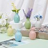  6Pcs 6 Colors Mini Ceramic Floral Vases for Home Decor BOTT-NB0001-04-2