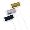 3 Rolls 3 Colors Iron Wavy Wires MW-TA0001-04-3