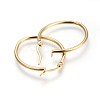 201 Stainless Steel Hoop Earrings X-EJEW-A052-15E-G-2